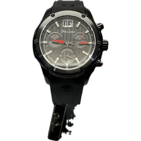 Pierre Laurent Men's Performance Swiss Chronograph Watch 45mm Luxury NWT $850